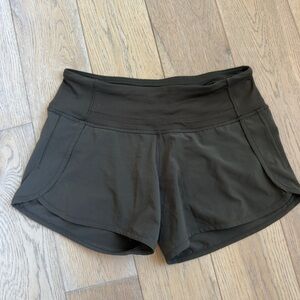 lululemon athletica Olive Green Athletic Shorts